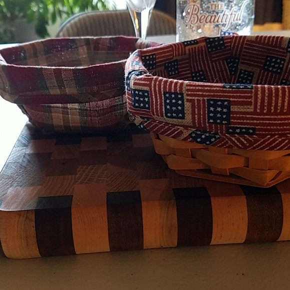 Longaberger Other - Longaberger Basket with 2 liners combo.